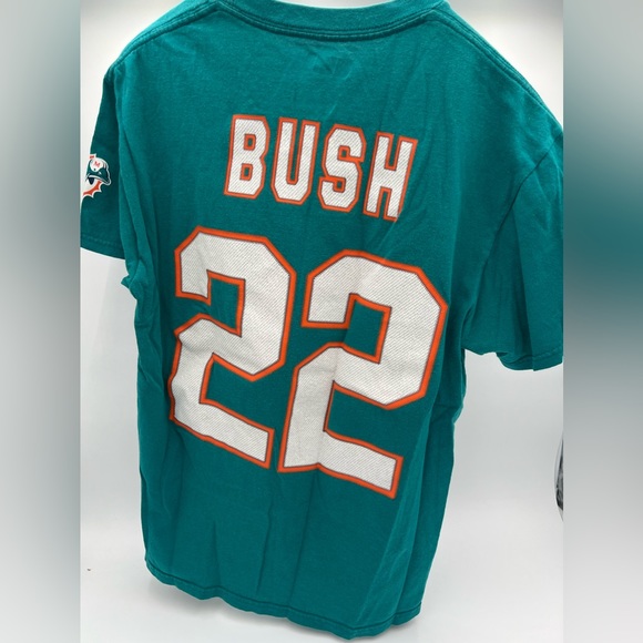 Miami Dolphins Reggie Bush T-Shirt Size M - Picture 1 of 5